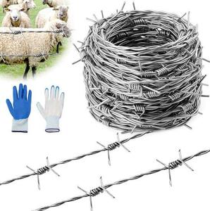 Drátěný plot 18m - Galvanized - Nerez - Ideální pro zahrady a louky - ShopFlot