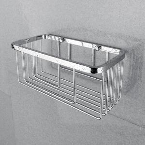 Drátěná police do sprchy, střední hluboká, tvar hranatý košík NIMCO Drátěný program BO 312N-26