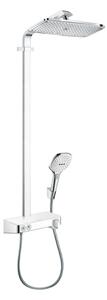 Hansgrohe Raindance E - Showerpipe 360 1jet s termostatem ShowerTablet Select 300, bílá / chrom 27288400