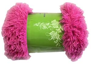 Luxusní deka s dlouhým vlasem Barva: Růžová