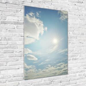 Vertikální Foto obraz skleněný svislý Slunce na nebi osv-114375857