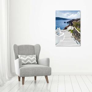 Vertikální Foto obraz na plátně Santorini Řecko ocv-114851264