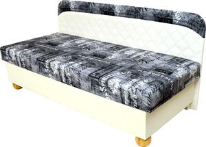 Jednolůžková postel (válenda) 82 cm Lola (s molitanovou matrací). 1041924