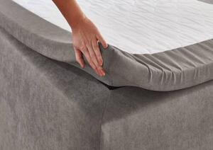 POSTEL BOXSPRING, 100/200 cm, šedá Carryhome - Postele s úložným prostorem