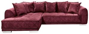 ROHOVÁ SEDAČKA, textil, bordeaux MID.YOU - Sedací soupravy, Online Only
