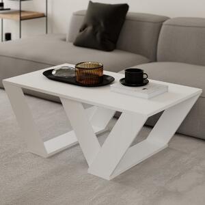 Hanah Home Konferenční stolek Pipra 110 cm bílý