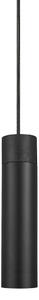 Kovové závěsné svítidlo Nordlux Tilo reprezentující skandinávskou eleganci - černá, černý textilní kabel