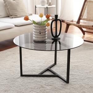 Hanah Home Konferenční stolek Sloan 75 cm černý