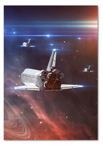 Vertikální Foto obraz skleněný svislý Vesmírná loď osv-115591657