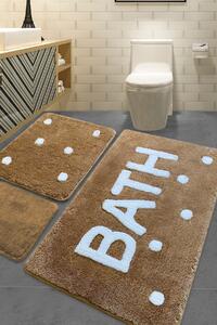 ASIR Koupelnová předložka trojdílná BATH perníček