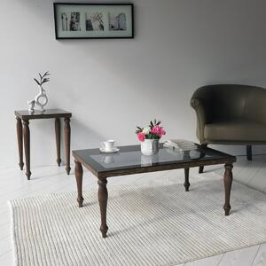 Hanah Home Konferenční stolek Tango 86 cm hnědý