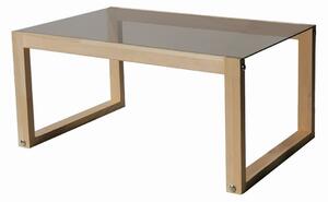 Hanah Home Konferenční stolek Via 85 cm hnědý