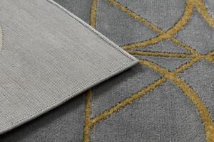 Dywany Łuszczów Kusový koberec Emerald 1010 grey and gold - 80x150 cm