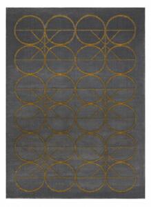 Dywany Łuszczów Kusový koberec Emerald 1010 grey and gold ROZMĚR: 140x190