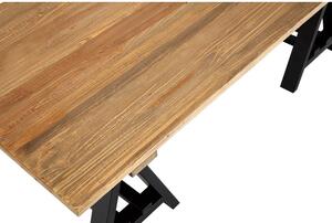 Konferenční stolek s deskou z borovicového dřeva v přírodní barvě 80x140 cm Hampstead – Premier Housewares