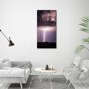 Vertikální Foto obraz na plátně Bouře s blesky ocv-116332063