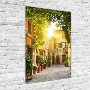Vertikální Fotoobraz na skle Italské uličky osv-116304208
