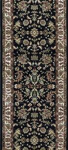 Berfin Dywany, Běhoun na míru Anatolia 5378 S (Black), šíře 70 cm, černá, chodba / předsíň