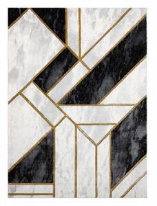 Dywany Łuszczów Kusový koberec Emerald 1015 black and gold ROZMĚR: 80x150