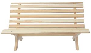 RETRO dřevěná lavice - PŘÍRODNÍ
