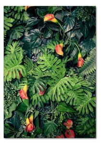 Vertikální Fotoobraz na skle Tropické rostliny osv-117285228