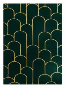Dywany Łuszczów AKCE: 80x150 cm Kusový koberec Emerald 1021 green and gold - 80x150 cm