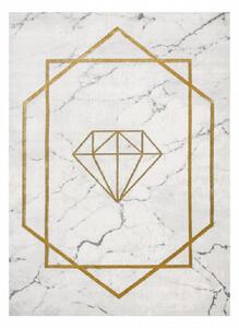 Dywany Łuszczów Kusový koberec Emerald diamant 1019 cream and gold - 80x150 cm