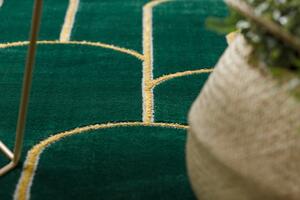 Dywany Łuszczów Kusový koberec Emerald 1021 green and gold ROZMĚR: 80x150