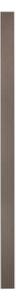 WPC Plotovka tmavě hnědá, 1500x72x12mm, embosovaná Zakončení: Půlkulaté
