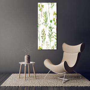 Vertikální Fotoobraz na skle Bylinky a plevel osv-117915031