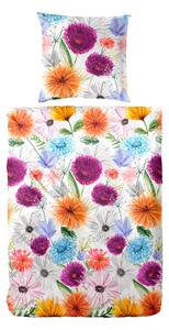POVLEČENÍ, makosatén, modrá, bobulová, lilková, tmavě žlutá, meruňková, 135/200 cm XXXL - Online Only povlečení, Online Only