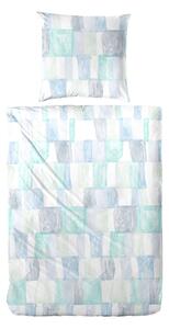 POVLEČENÍ, perkál, modrá, tmavě žlutá, 135/200 cm XXXL - Online Only povlečení, Online Only