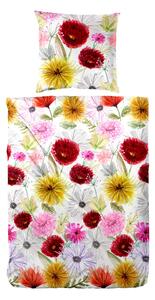 POVLEČENÍ, makosatén, modrá, bobulová, lilková, tmavě žlutá, meruňková, 135/200 cm XXXL - Online Only povlečení, Online Only
