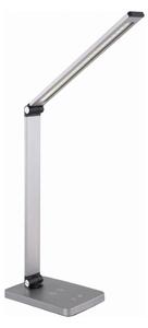 LED Stolní lampa s bezdrátovou nabíječkou LED/10W/230V matný chrom
