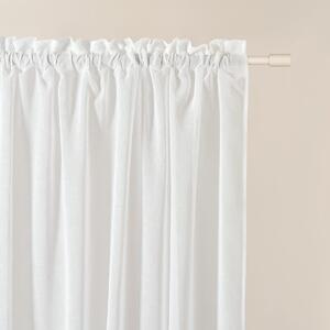 Room99 Záclona na pásce Sensia Jednobarevná Barva: Bílá, Velikost: 300 x 250 cm