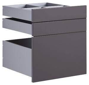 SADA ZÁSUVEK, antracitová, 45,3/50,3/46,8 cm Hom`in - Šatní skříně