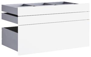 SADA ZÁSUVEK, vysoce lesklá bílá, 90,9/50,3/46,8 cm Hom`in - Šatní skříně