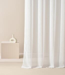 Room99 Záclona na kroužcích Sensia Jednobarevná Barva: Bílá, Velikost: 140 x 250 cm