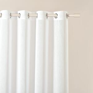 Room99 Záclona na kroužcích Sensia Jednobarevná Barva: Bílá, Velikost: 140 x 260 cm