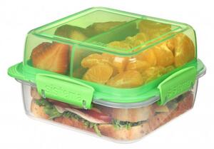 Box na potraviny Sistema Square Lunch Stack TO GO 1,24l Barva: modrá