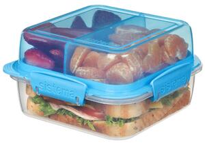 Box na potraviny Sistema Square Lunch Stack TO GO 1,24l Barva: fialová