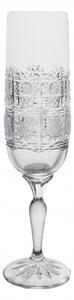 Broušené sklenice na šampaňské, Royal Crystal, 175 ml