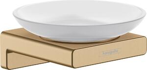 Hansgrohe AddStoris Q - Miska na mýdlo, kartáčovaný bronz 41746140