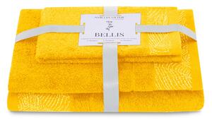 FLHF Ručník Bellis - horčicová žlutá - set 3ks