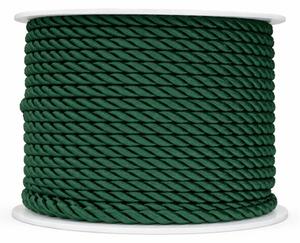 Provázek kroucený TwistCord Forest Green tmavě zelený 3mm x 4m (5,-Kč/m)