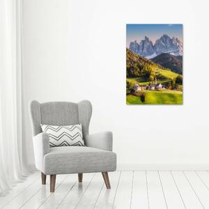 Vertikální Fotoobraz na skle Mestečko v horách osv-120357126