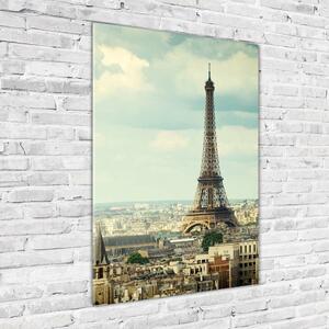 Vertikální Fotoobraz na skle Eiffelová věž Paříž osv-120415657