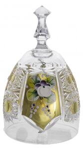 Broušený zvonek se zlatem, Royal Crystal
