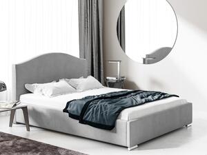 Čalouněná postel MILA 90x200 cm Odstín látky: Světlá šedá (Trinity 14) - eTapik