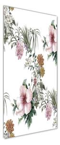 Vertikální Fotoobraz na skle Tropické květiny osv-120864574